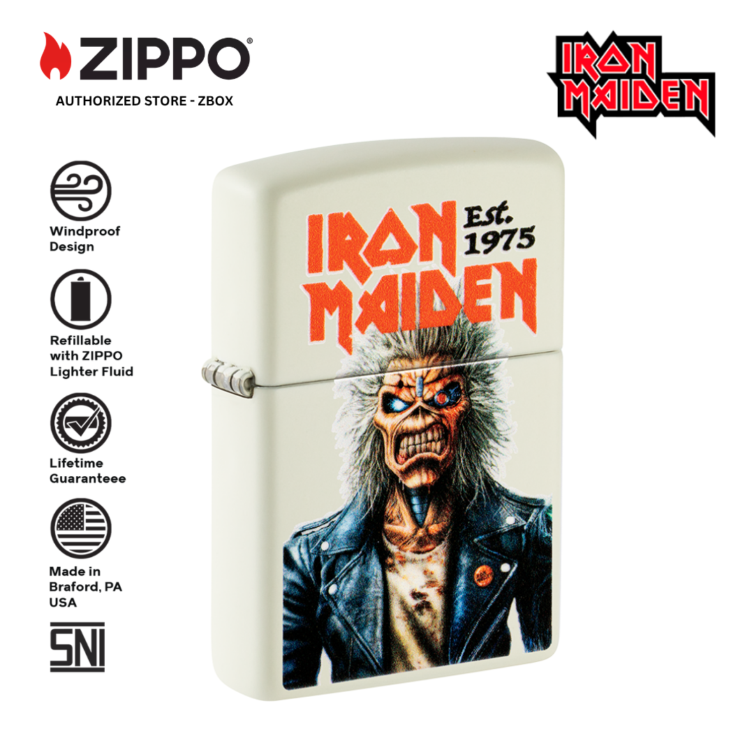 47198 – ZIPPO Iron Maiden Glowing Eddie Design