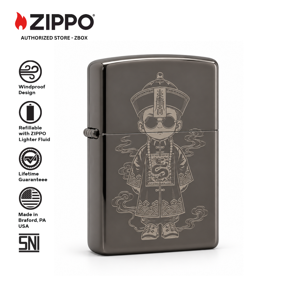ZIPPO ZI-15001 - LITTLE JIANGSHI, BLACK ICE