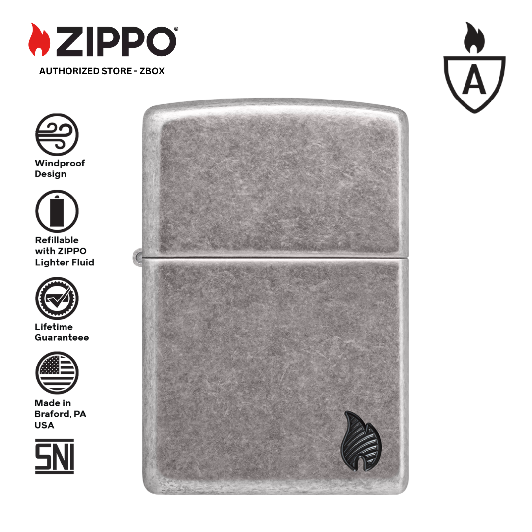46399 - ZIPPO Armor Antique Silver Deep Carve