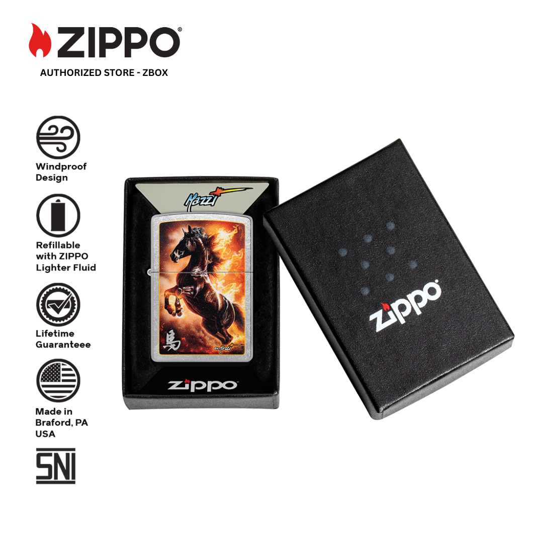 47105 - ZIPPO Mazzi® Fire Stallion Design