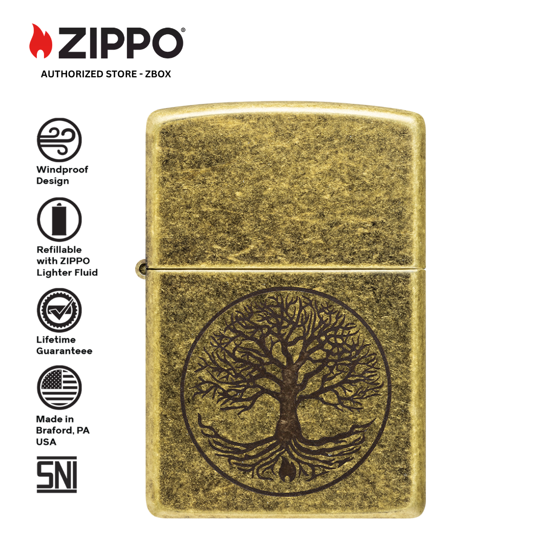 29149 - ZIPPO Tree of Life Antique Brass