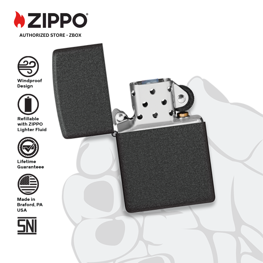 236 – ZIPPO Black Crackle