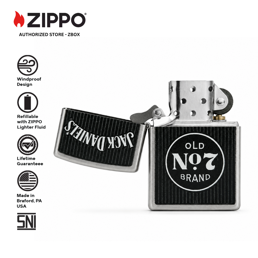 47415-ZIPPO JD Street Chrome with Colour Image