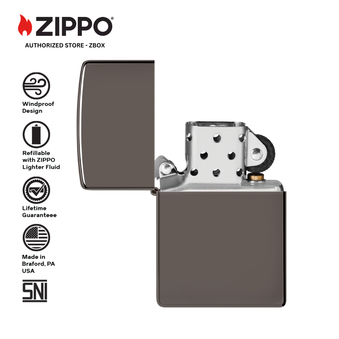 150-ZIPPO Black Ice, Classic Design