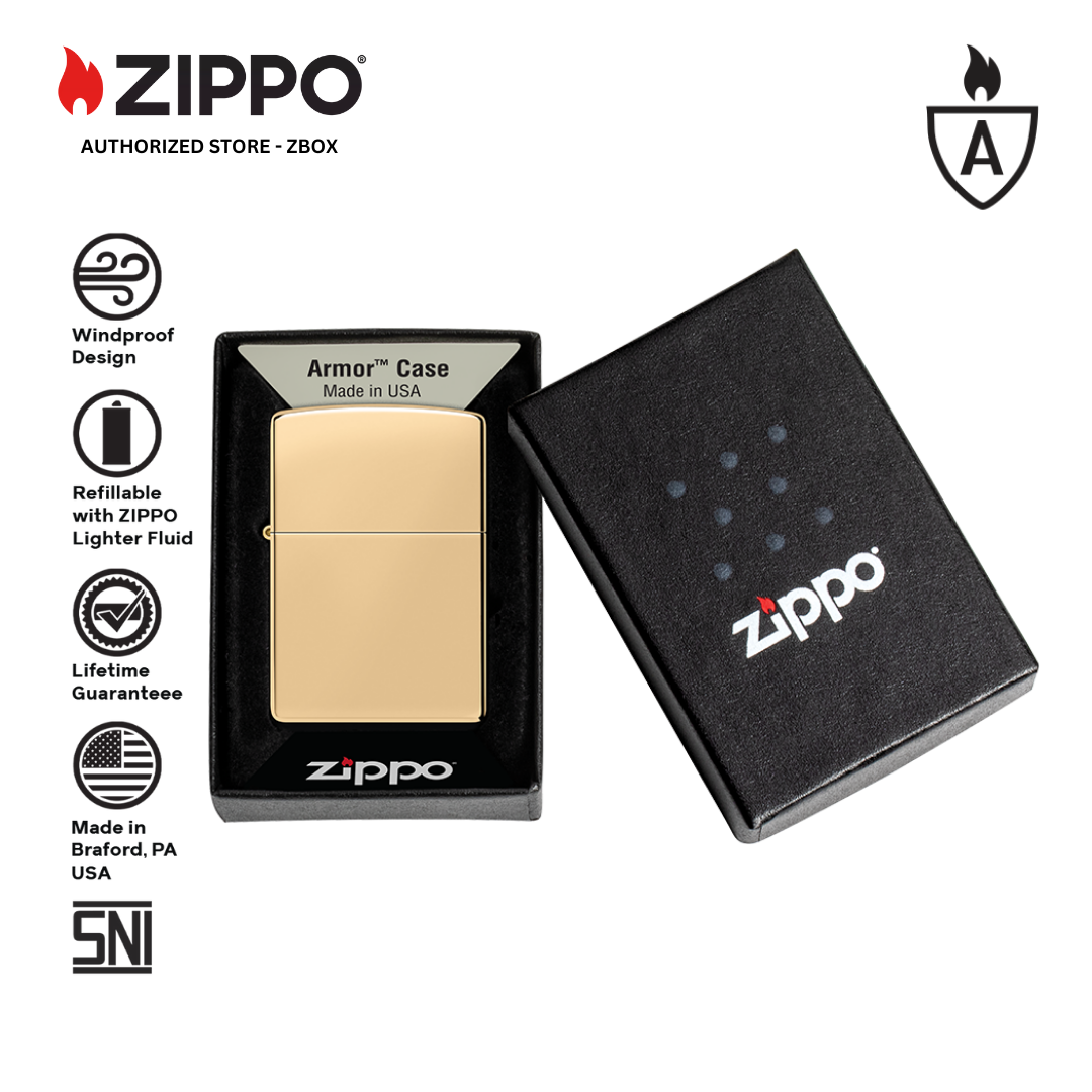 169 - ZIPPO® Armor® High Polish Brass