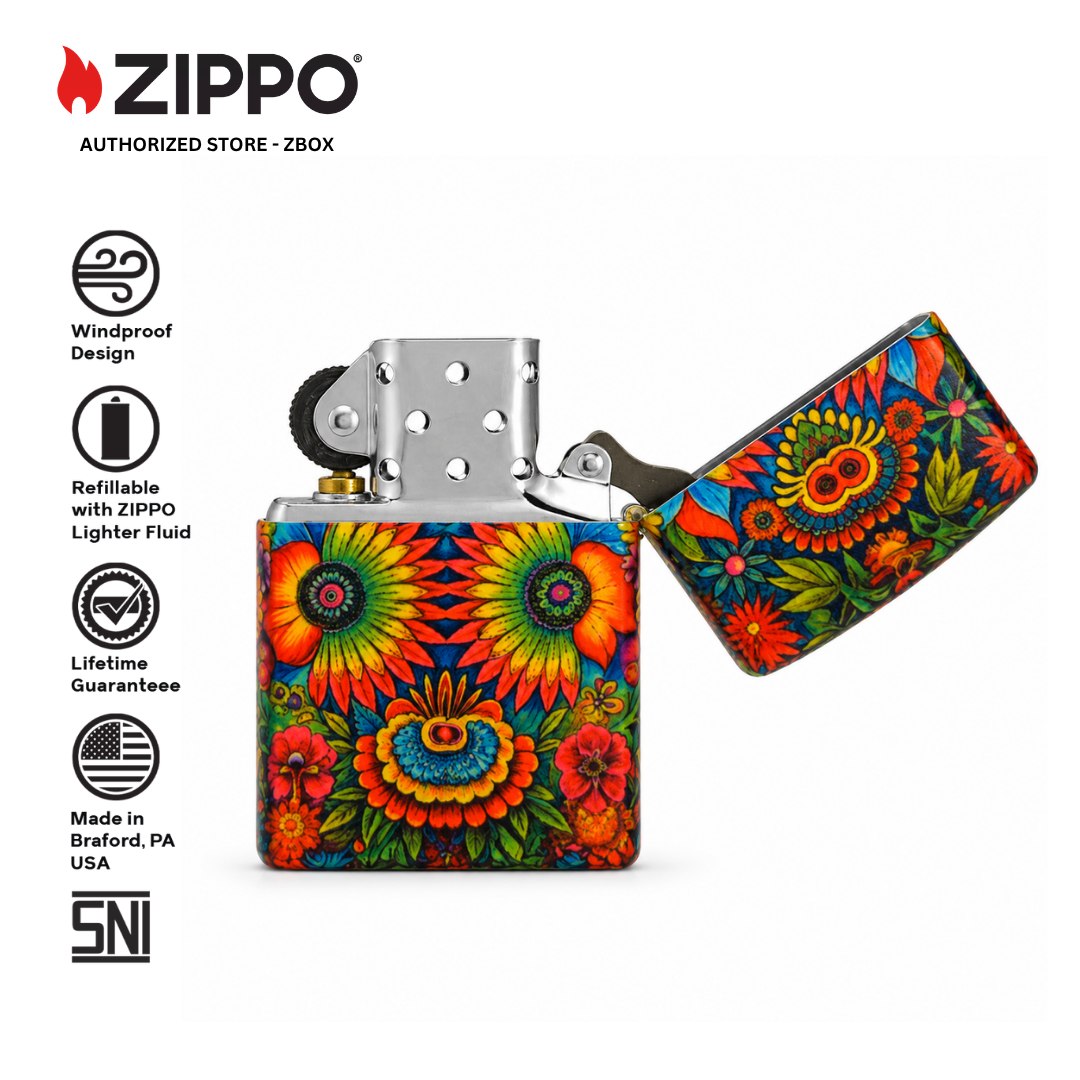 47263-ZIPPO Colouful Skull, 504 Fusion