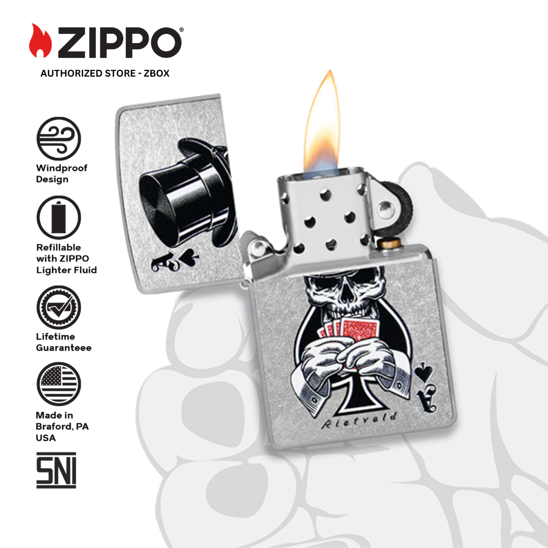 47112 - ZIPPO Rietveld® Ace of Spades Design