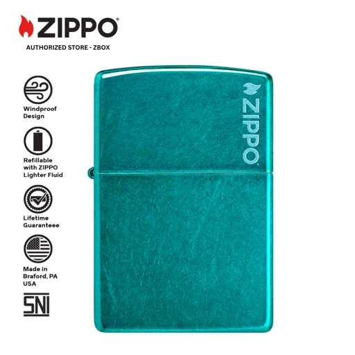 24004ZL - ZIPPO Candy Teal with Logo