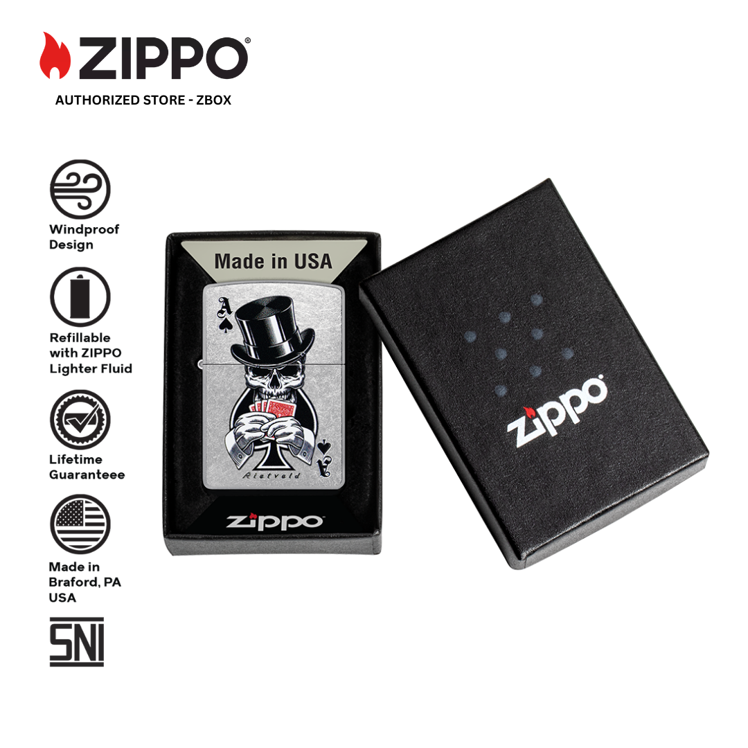 47112 - ZIPPO Rietveld® Ace of Spades Design
