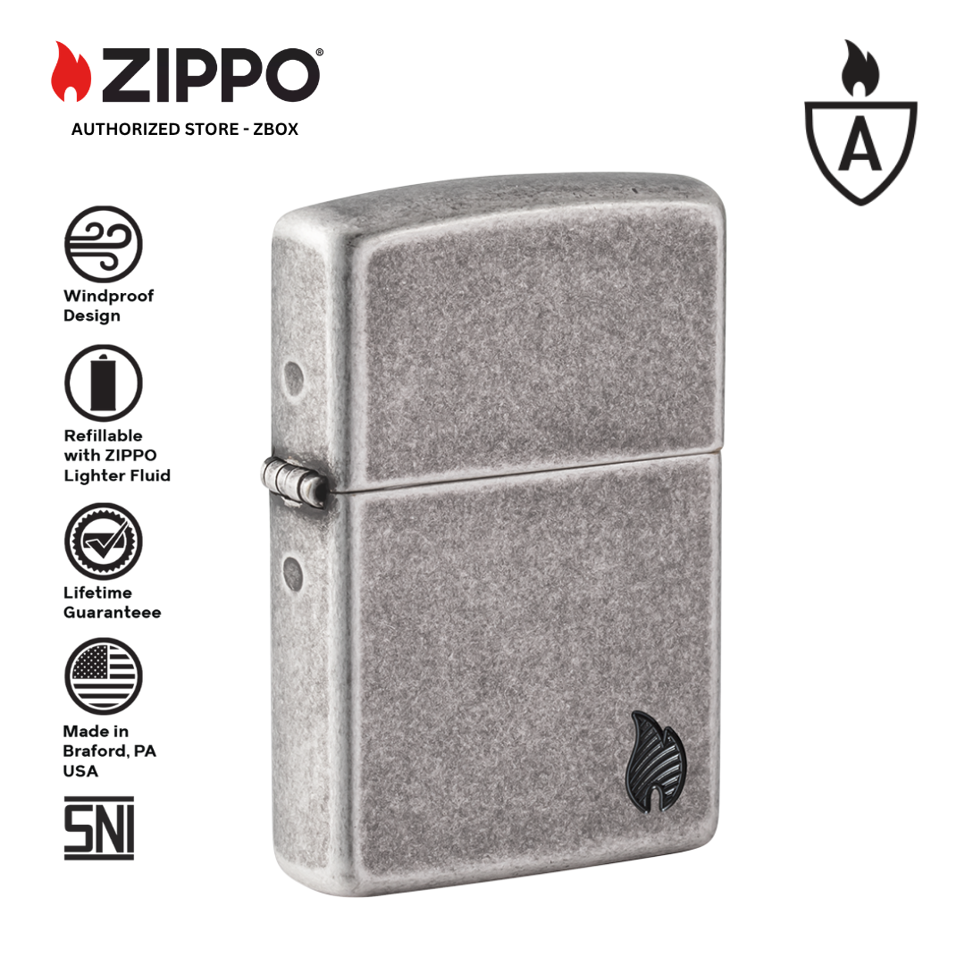 46399 - ZIPPO Armor Antique Silver Deep Carve
