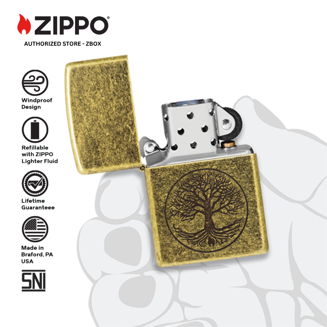 29149 - ZIPPO Tree of Life Antique Brass