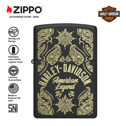 Image of 46680 - ZIPPO Harley-Davidson® American Legend Design