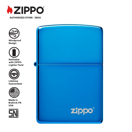 Image of 20446ZL - ZIPPO®  High Polish Blue with Zippo Logo