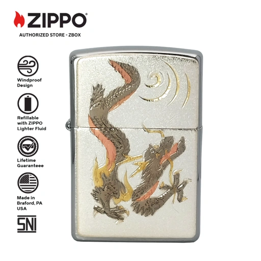 Image of ZA-5-26f - ZIPPO Japanese Traditional Design RYU