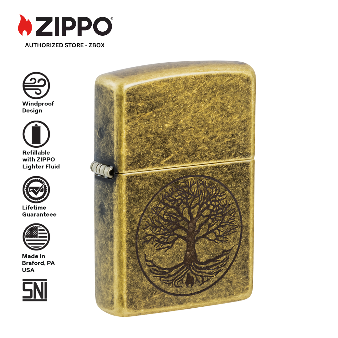 29149 - ZIPPO Tree of Life Antique Brass