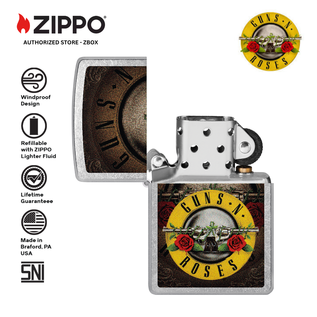 47226 – ZIPPO Guns N' Roses Logo Design