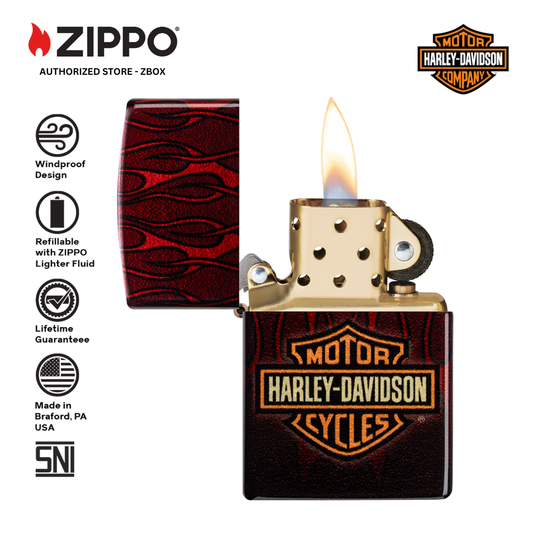 48994 - ZIPPO Harley-Davidson® Fusion Flames Design