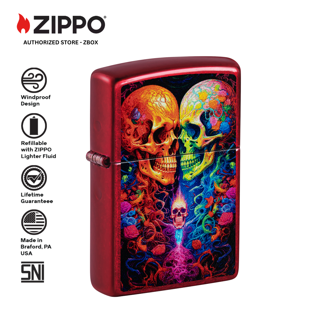 46940 - ZIPPO Candy Skulls Design
