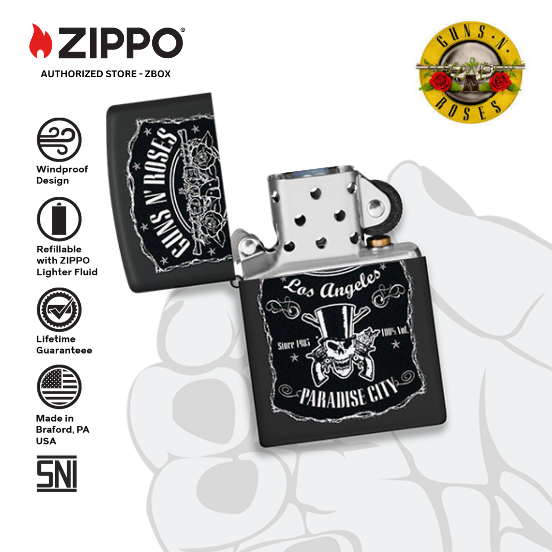 47197 – ZIPPO Guns N' Roses Paradise City Design