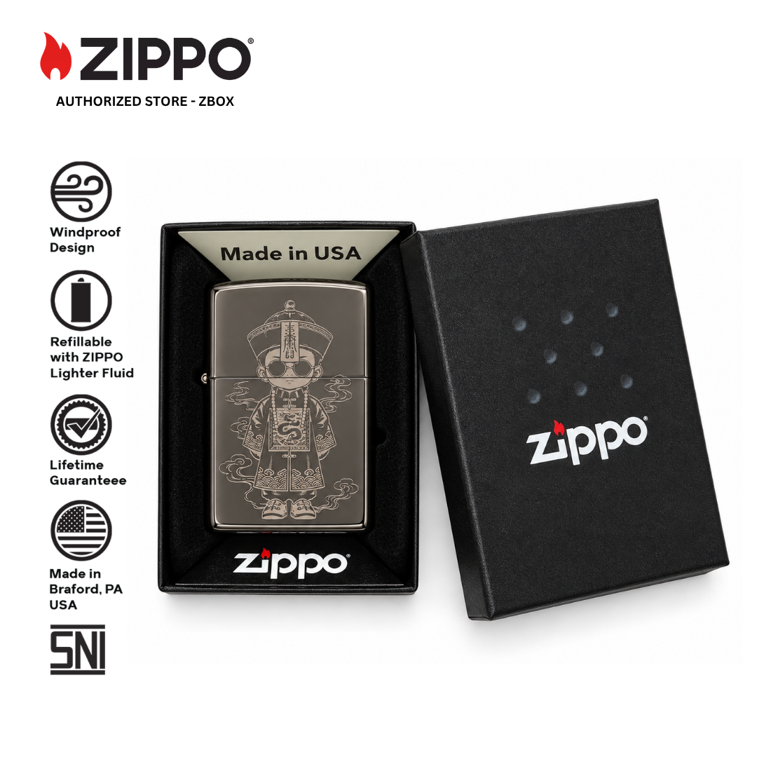 ZIPPO ZI-15001 - LITTLE JIANGSHI, BLACK ICE