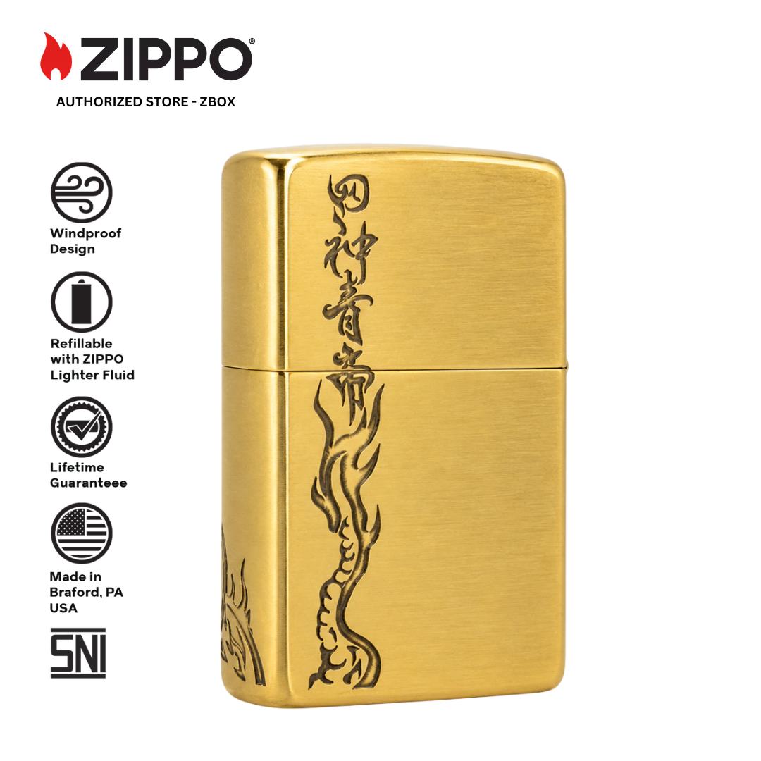 ZA-3-26a - ZIPPO Shishin-Seiryu BS Oxidized