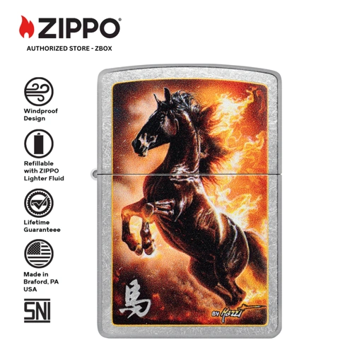 Image of 47105 - ZIPPO Mazzi® Fire Stallion Design