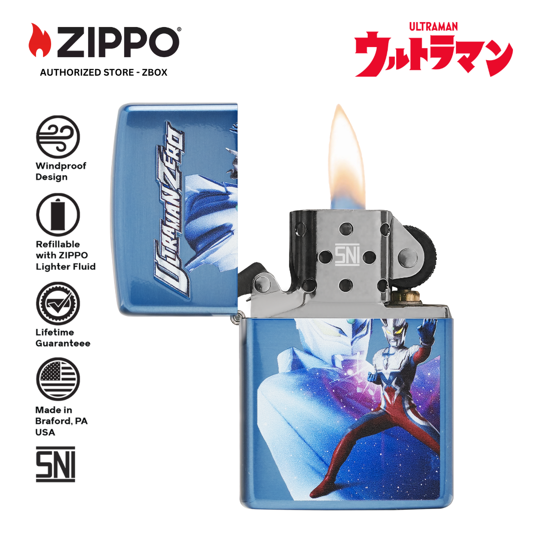 ZIPPO Original CZA-2-47 Ultraman Zero 15th Anniversary Limited Edition - Korek Api Windproof USA