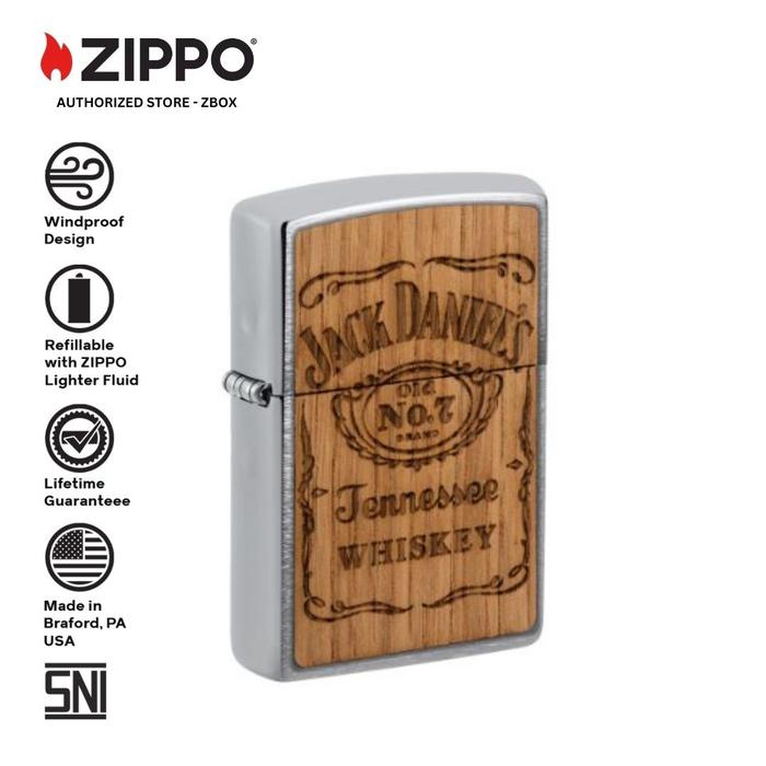 48392 - ZIPPO® Jack Daniels® x WOODCHUCK USA Emblem