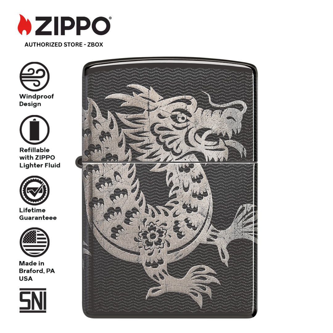 46260 - ZIPPO 24756 ASIAN DRAGON DESIGN