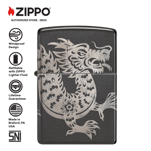 46260 - ZIPPO 24756 ASIAN DRAGON DESIGN