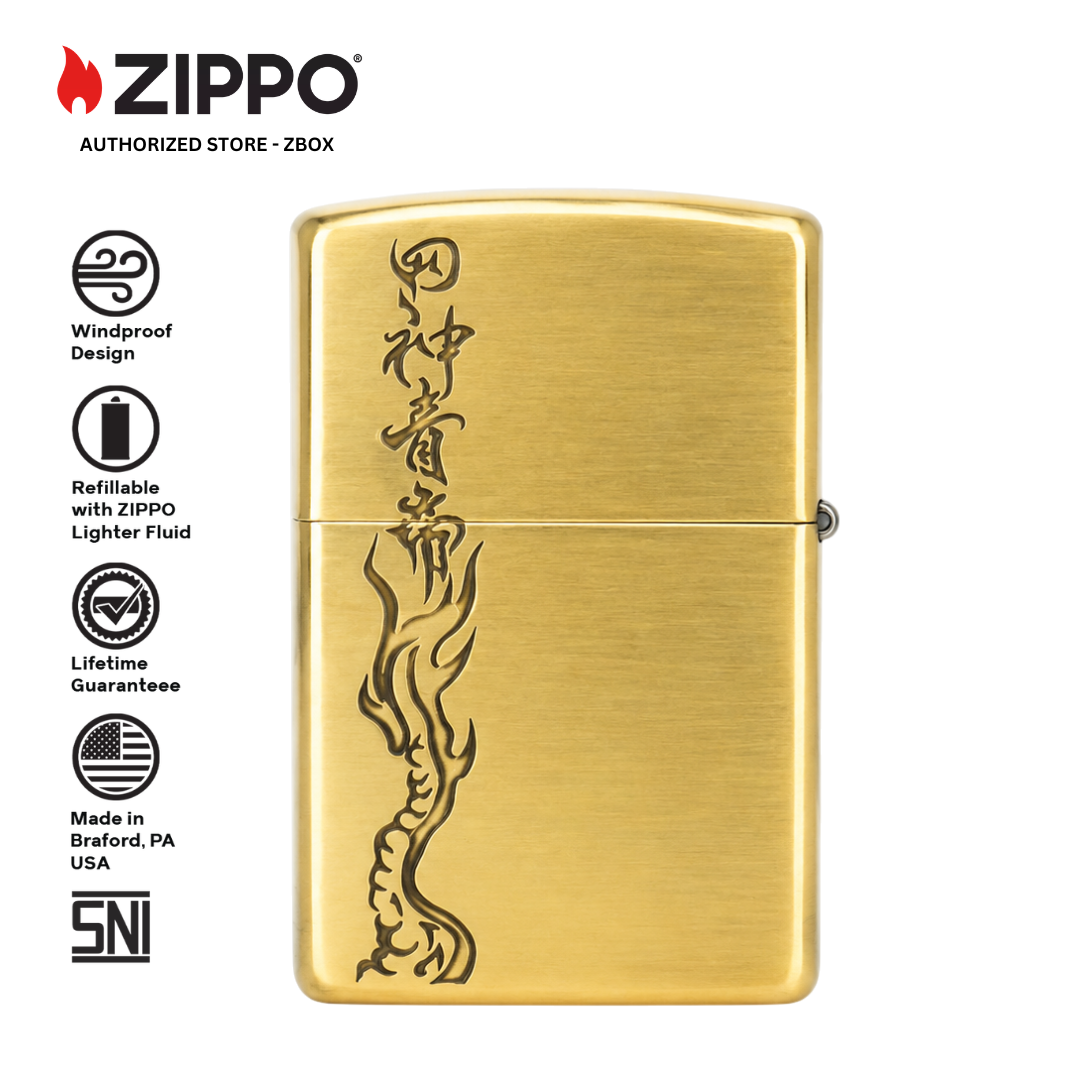 ZA-3-26a - ZIPPO Shishin-Seiryu BS Oxidized