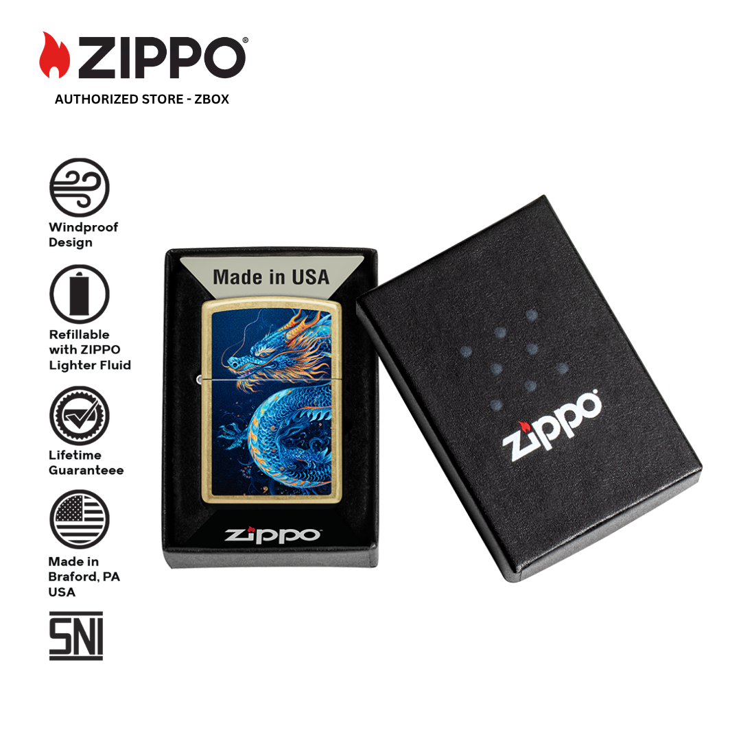 47178 – ZIPPO Sea Dragon Street Brass