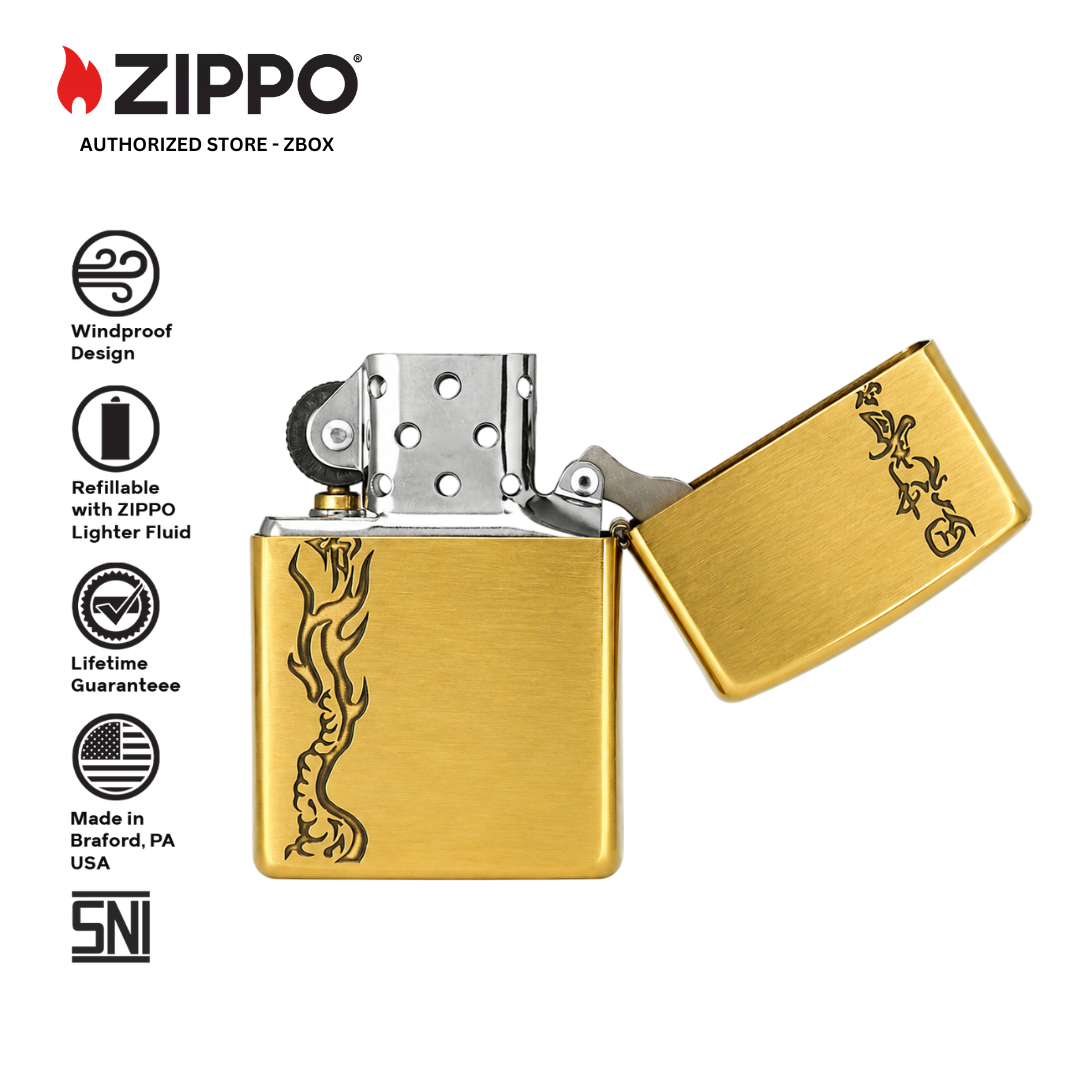 ZA-3-26a - ZIPPO Shishin-Seiryu BS Oxidized