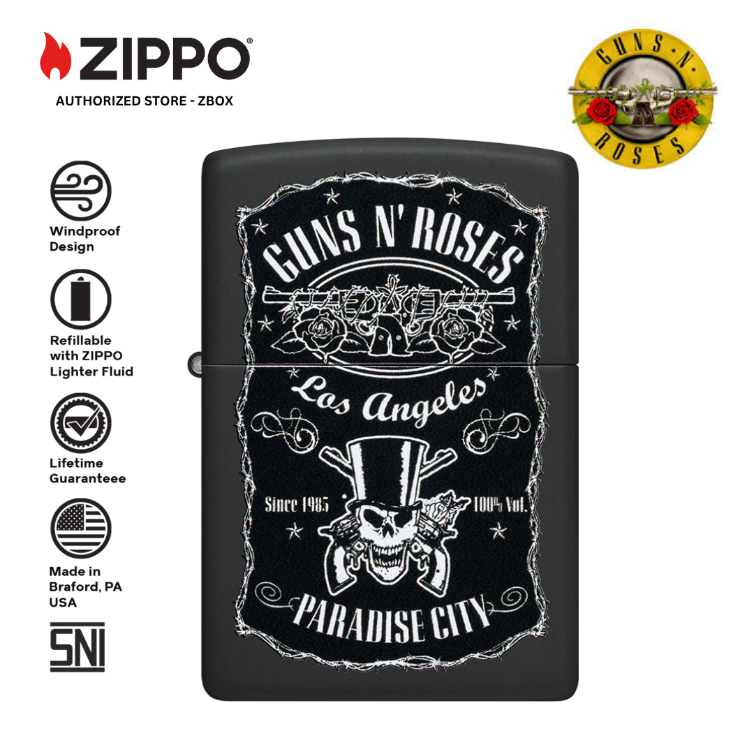 47197 – ZIPPO Guns N' Roses Paradise City Design