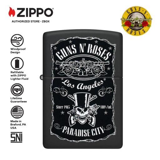 47197 – ZIPPO Guns N' Roses Paradise City Design
