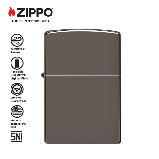 150-ZIPPO Black Ice, Classic Design