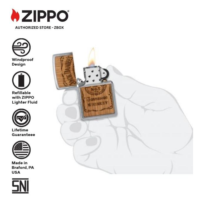 48392 - ZIPPO® Jack Daniels® x WOODCHUCK USA Emblem