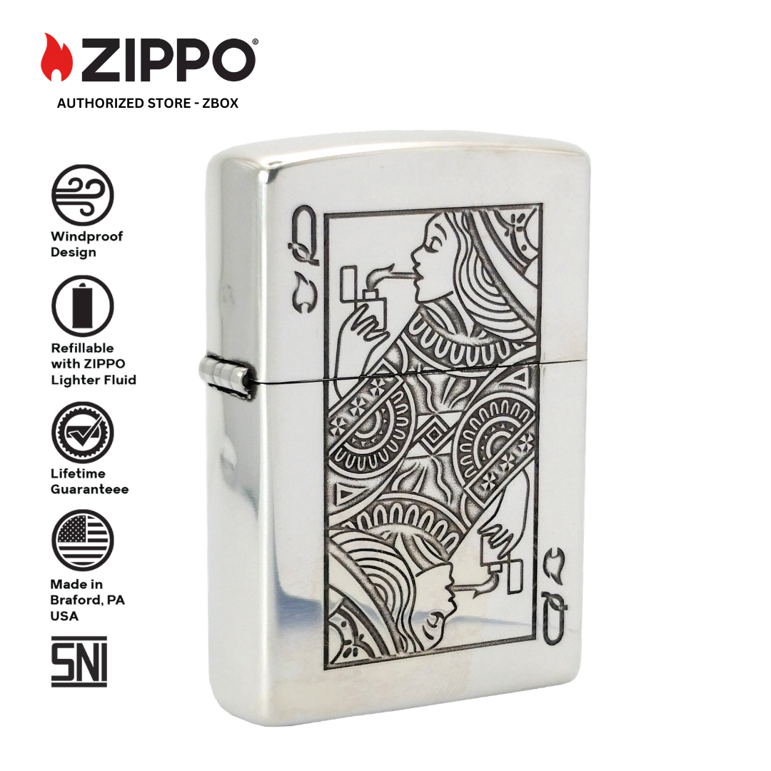 ZA-5-79a - ZIPPO Bottomz Up Trump Queen