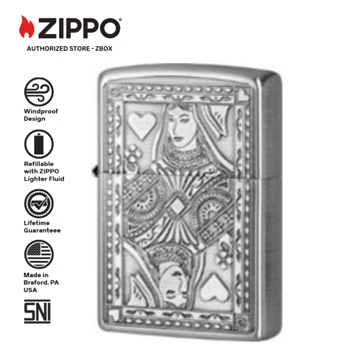 Image of ZA-3-151b - ZIPPO Trump Card Queen