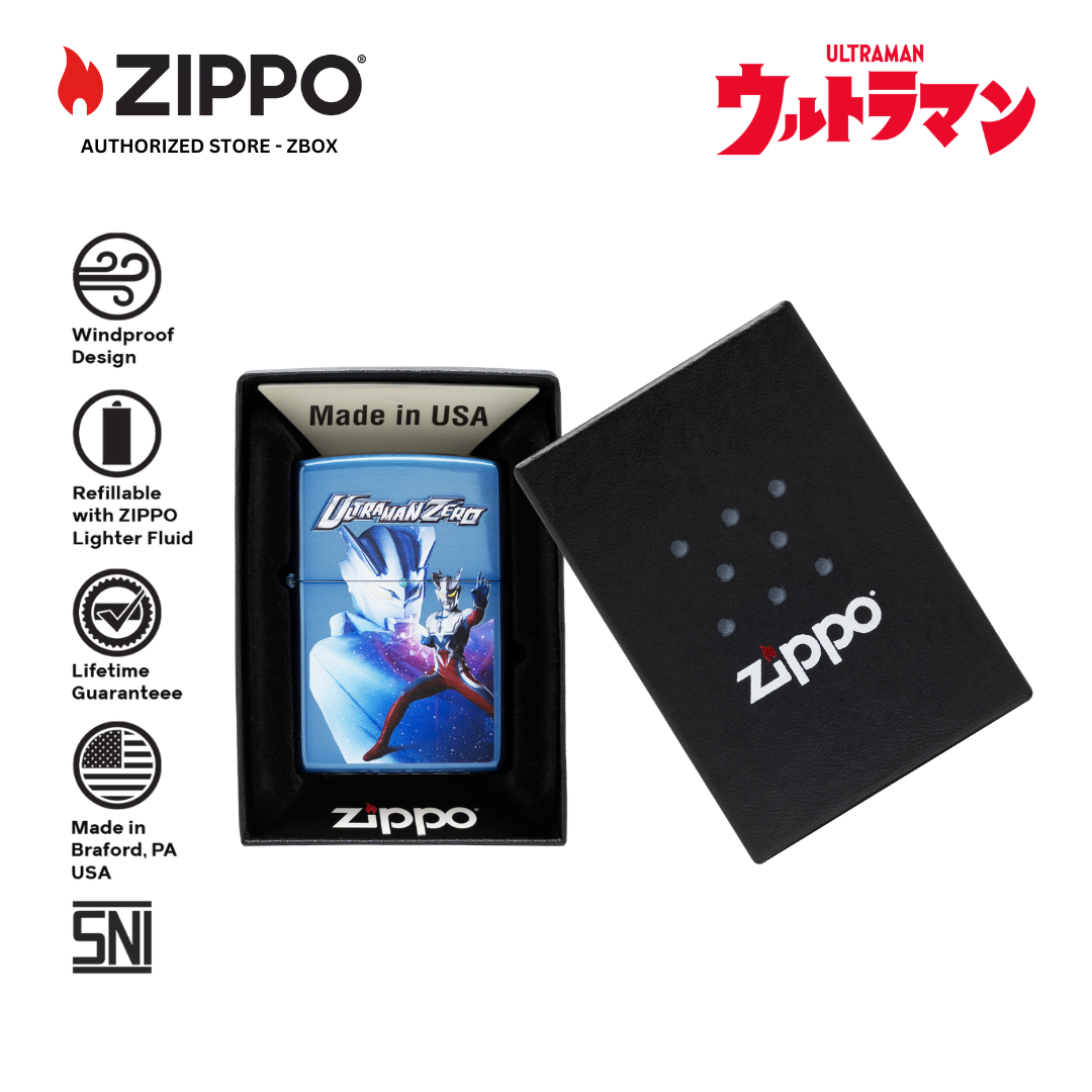 ZIPPO Original CZA-2-47 Ultraman Zero 15th Anniversary Limited Edition - Korek Api Windproof USA