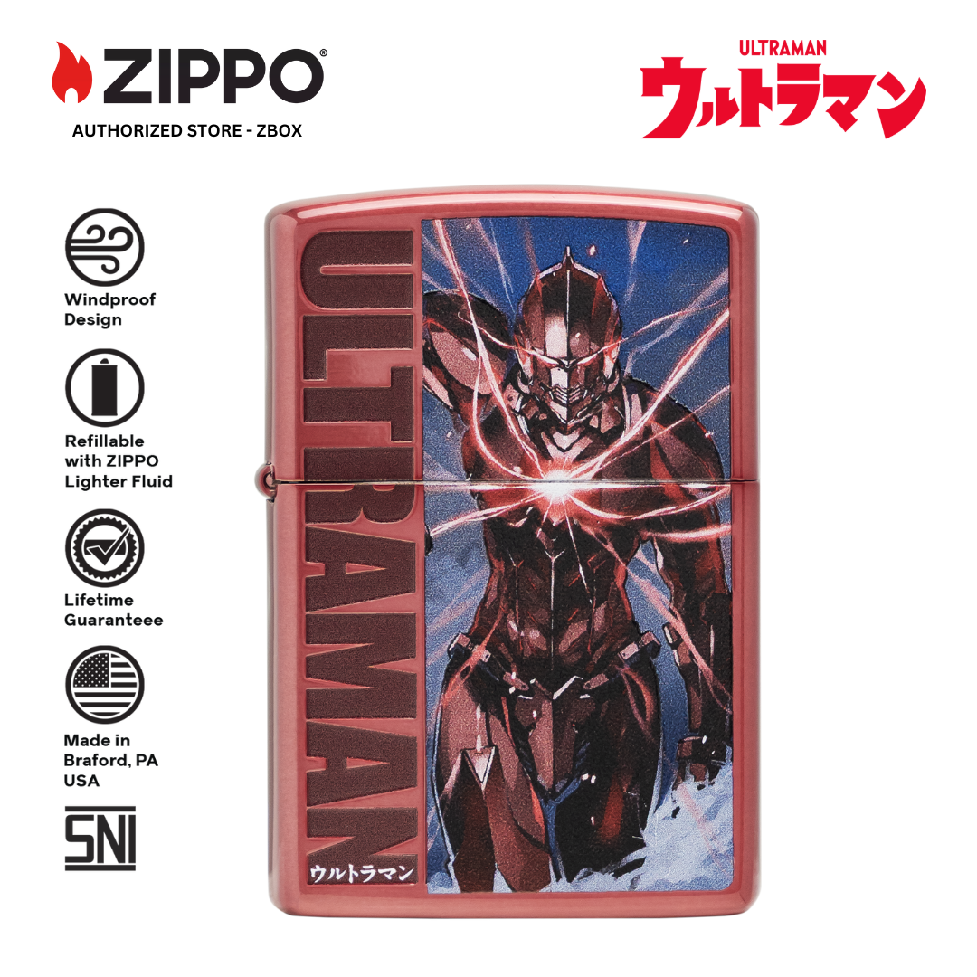 ZIPPO Original CZA-2-48 Ultraman Limited Break Edition - Korek Api Windproof USA