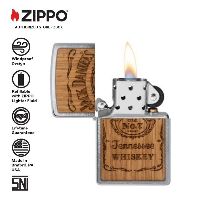 48392 - ZIPPO® Jack Daniels® x WOODCHUCK USA Emblem