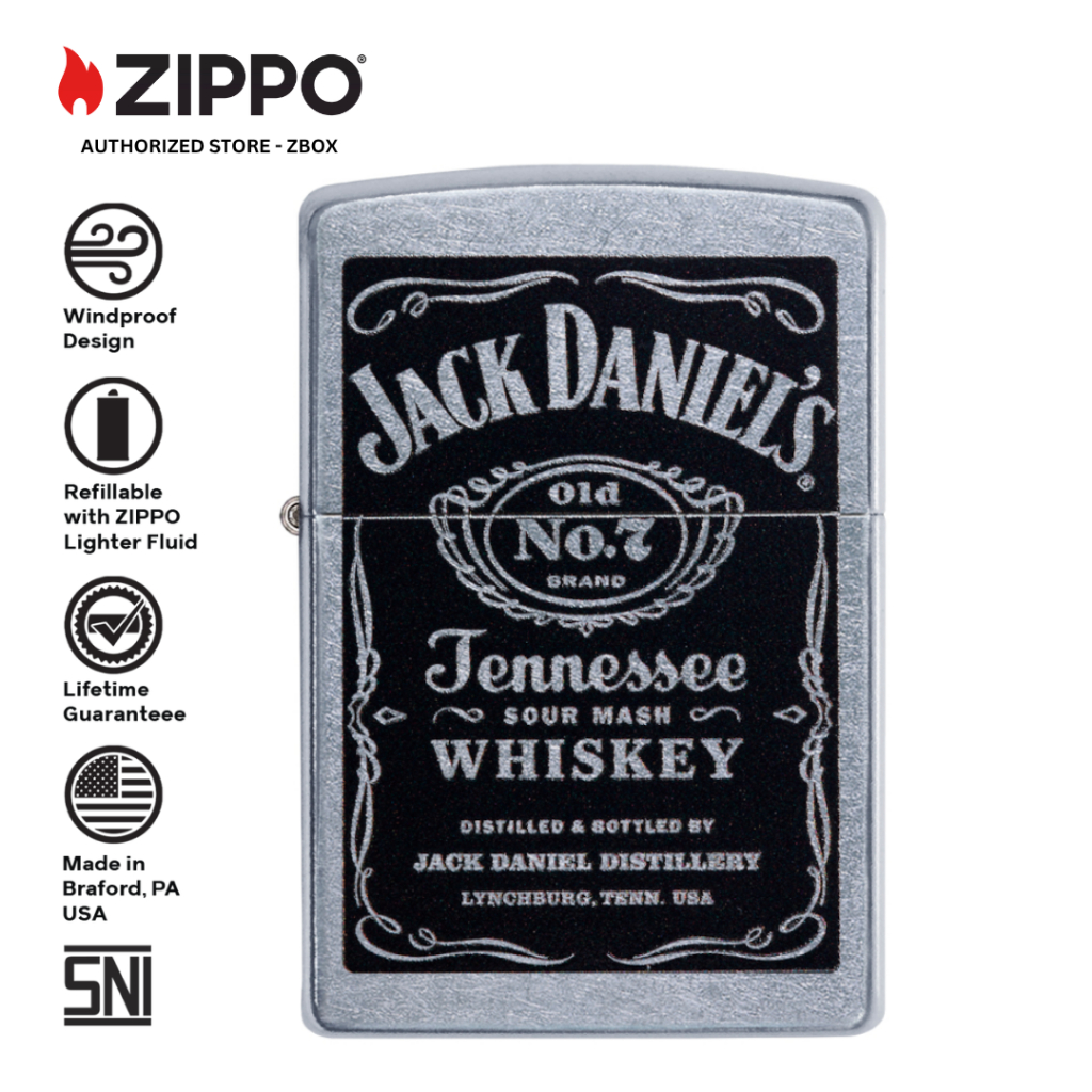 24779 - ZIPPO Jack Daniel's, Classic Street Chrome, Color Image