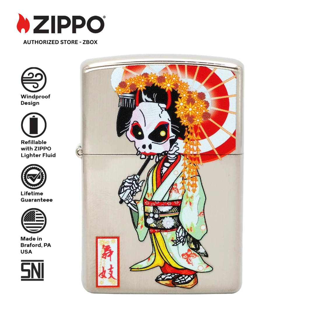 ZA-5-59b - ZIPPO Fashionable Skull MAIKO
