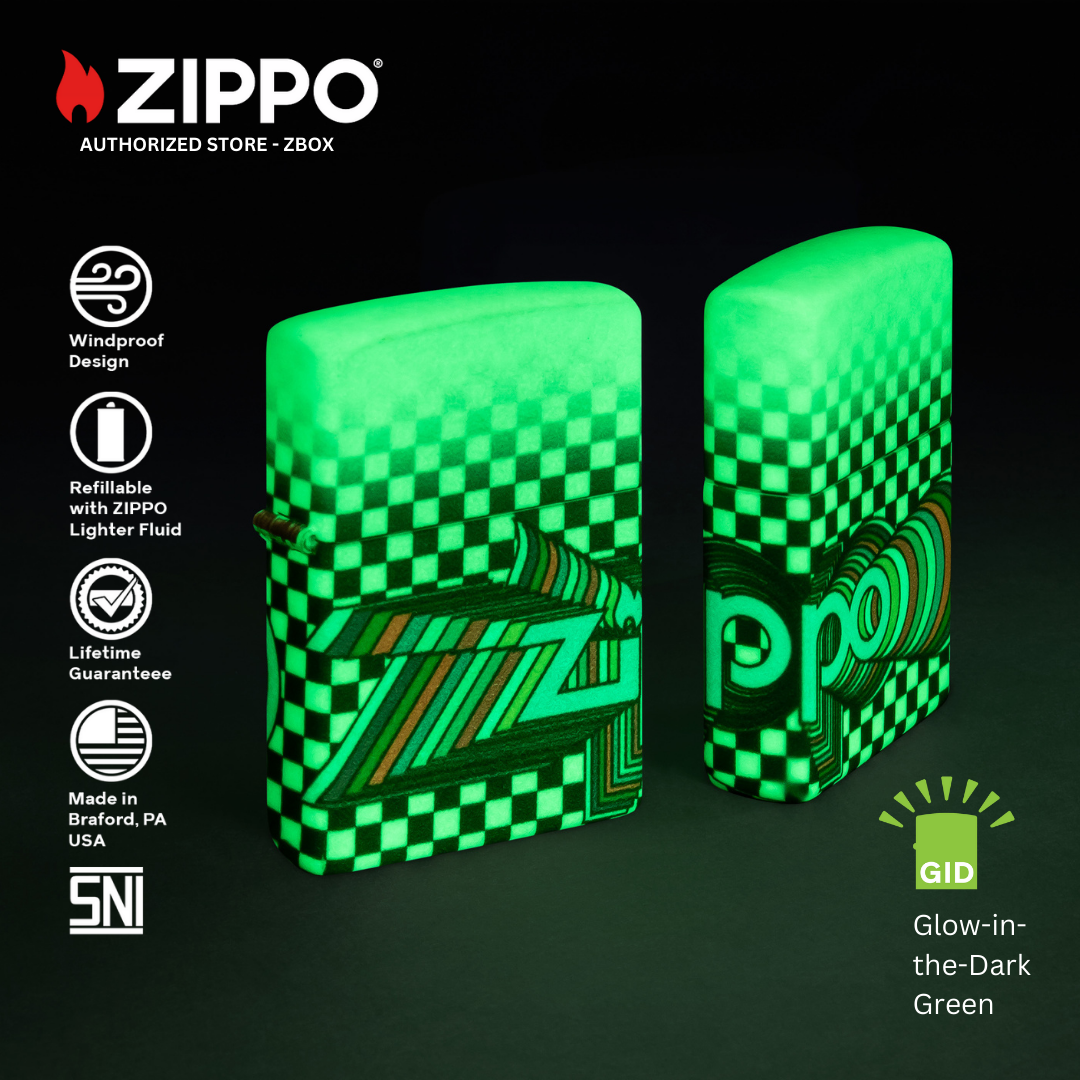48504 - ZIPPO® Design - Glow-in-the-Dark Green