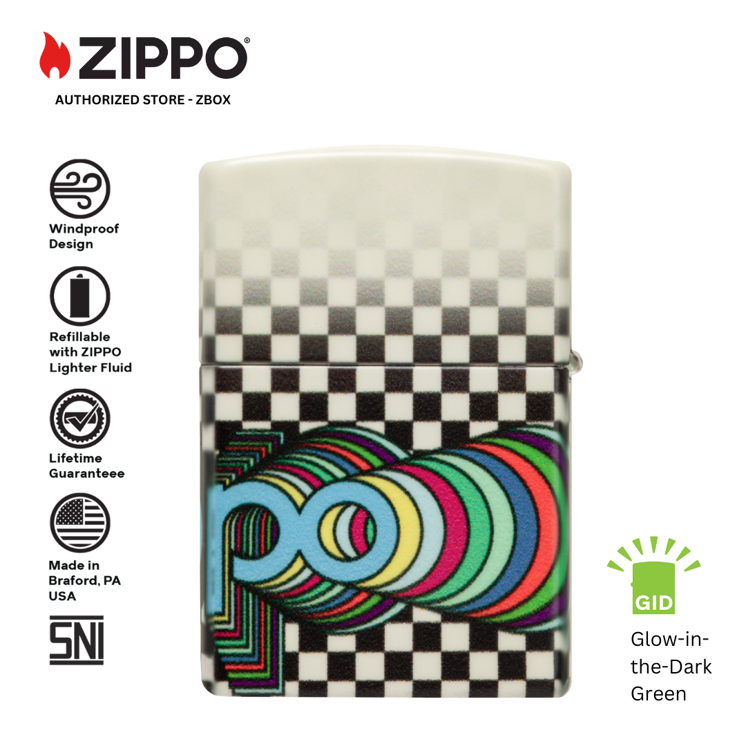 48504 - ZIPPO® Design - Glow-in-the-Dark Green