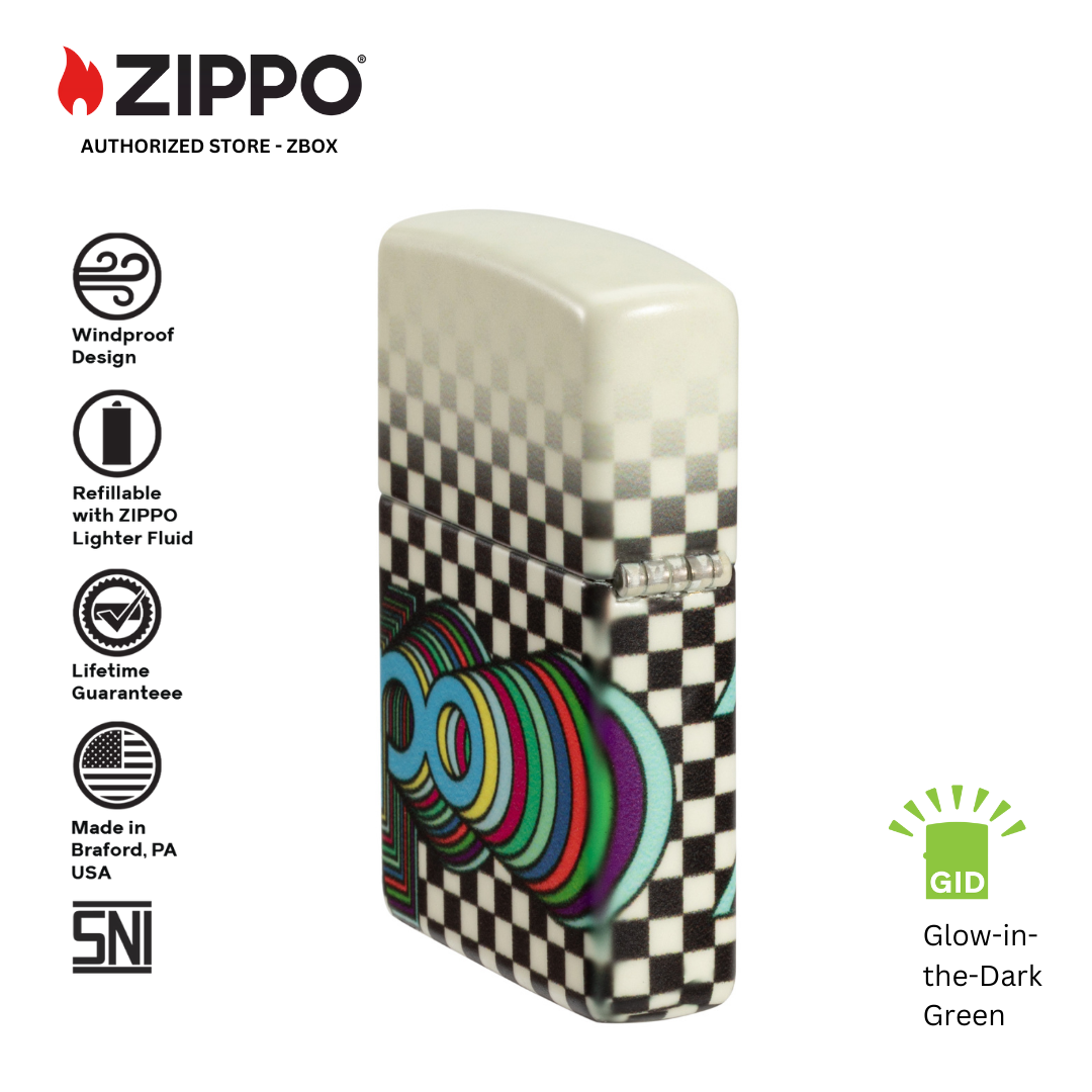 48504 - ZIPPO® Design - Glow-in-the-Dark Green