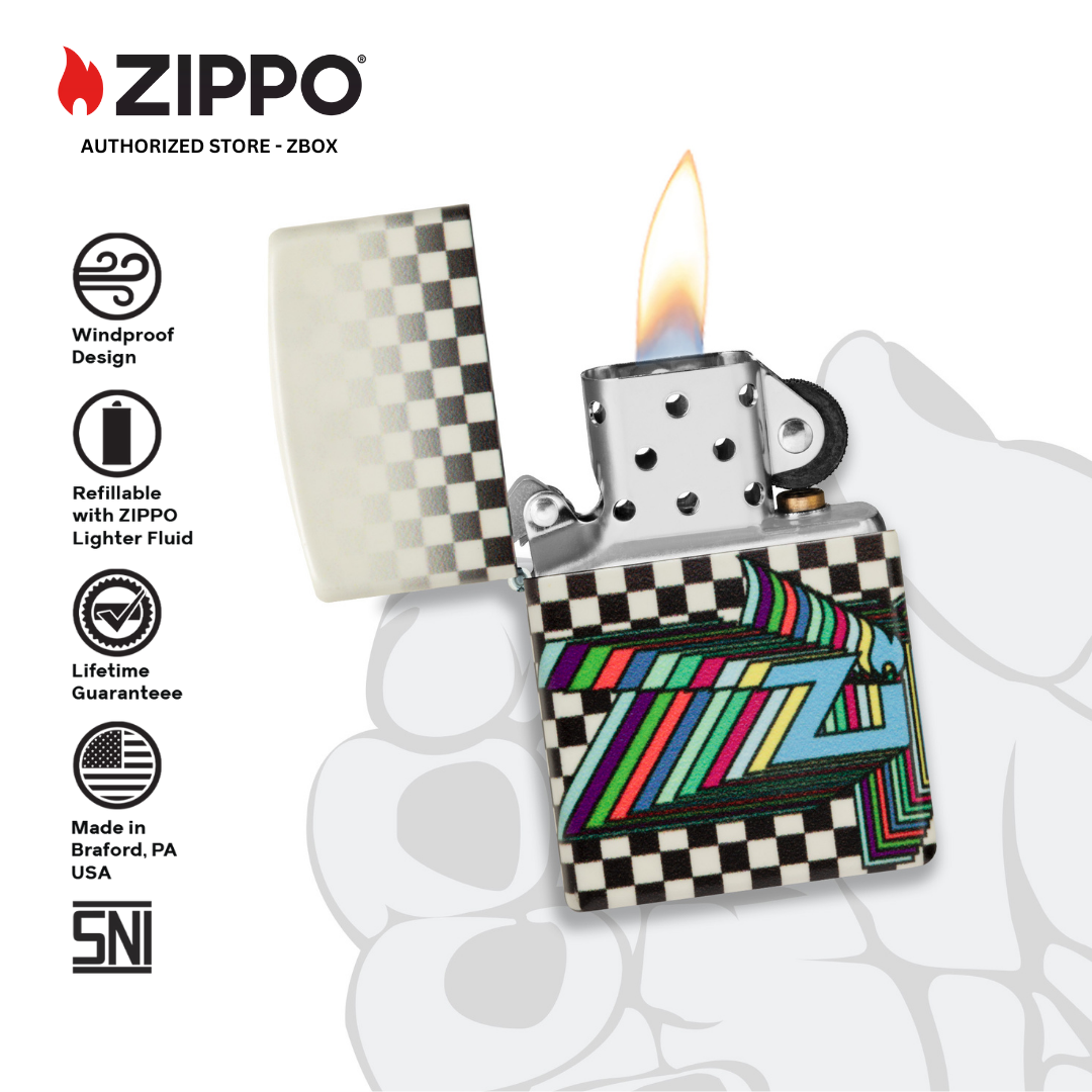 48504 - ZIPPO® Design - Glow-in-the-Dark Green