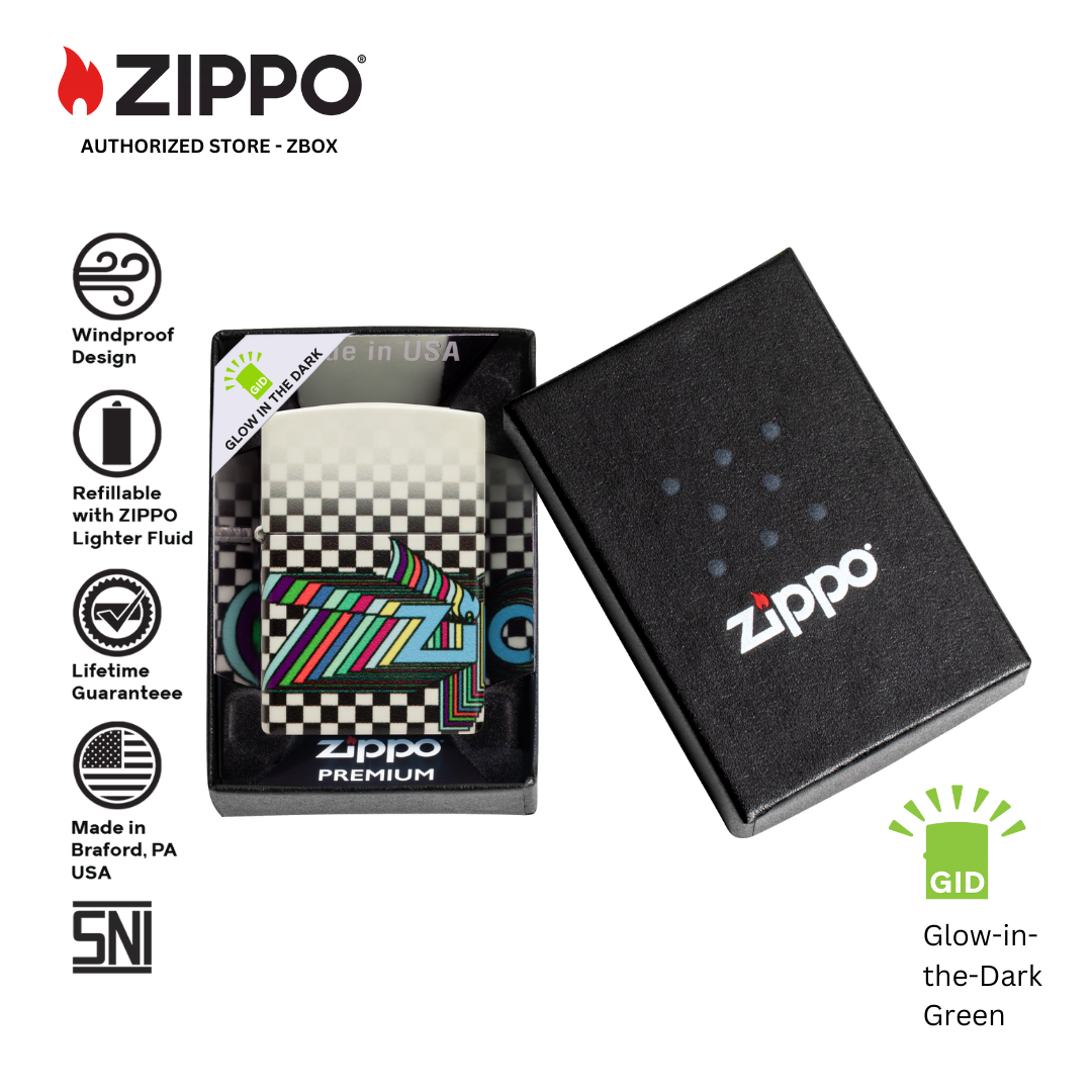 48504 - ZIPPO® Design - Glow-in-the-Dark Green