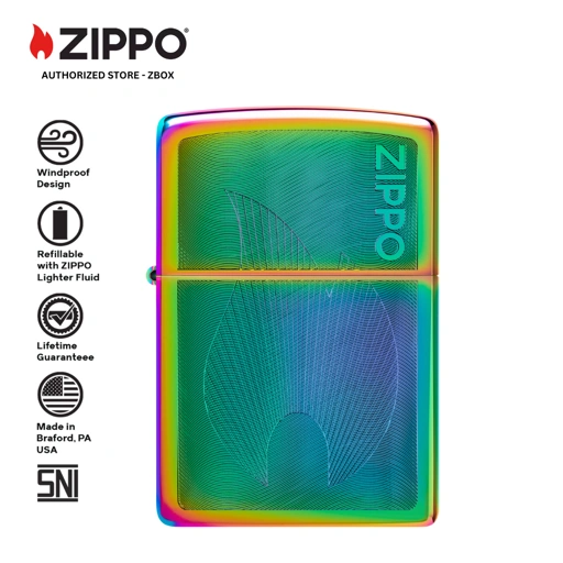 Image of ZIPPO® Dimensional Flame Design - Multi Color with Auto Engrave 
